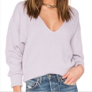 Free People Allure Pullover Lavendar